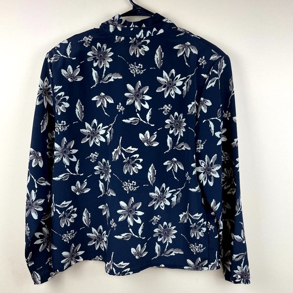 VTG Impressions of California 1980's Floral Blouse - Picture 9 of 9